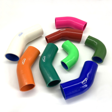 factory good supplier 45 degree silicone hose elbow silicone rubber hose